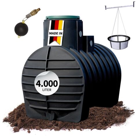 4rain MONO Retentionszisterne 4000 Liter inkl. Tankabdeckung