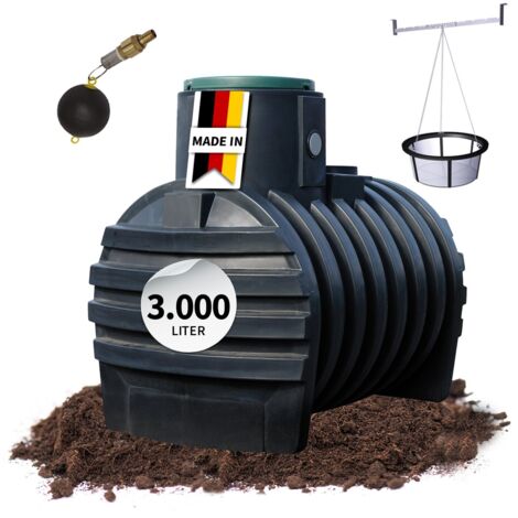 4rain MONO Retentionszisterne Plus 3000 Liter inkl. Tankabdeckung