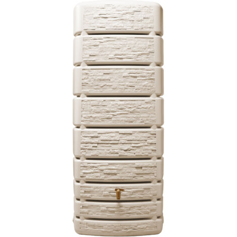 4rain SLIM STONE DECOR Wandtank 500 L, sandbeige