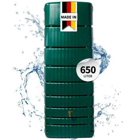 4rain SLIM Wandtank 650 L, dunkelgrün