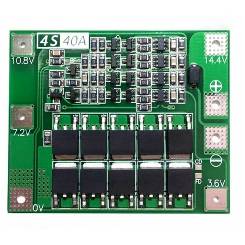 

4S 40A Version Equilibrada de Placa de Protección PCB para Batería de Litio