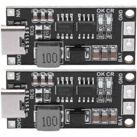 4S USB-C auf 16,8V Lademodul für Lithium-Batterien, 2A Ladeplatine mit Boost - 2 Stück