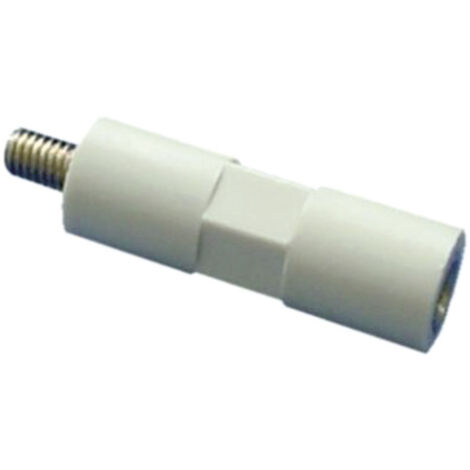 4S55  Isolierdistanzbolzen (L) 55 mm M4 x 7 mm  Polyester, Stahl verzinkt 1 St.