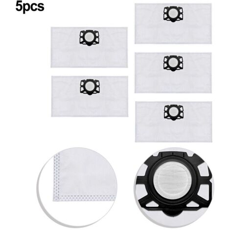 4Sacchetti Karcher Aspirapolvere KFI 357 WD3 WD2 plus KWD 1 - 3 WD 2 / WD  3