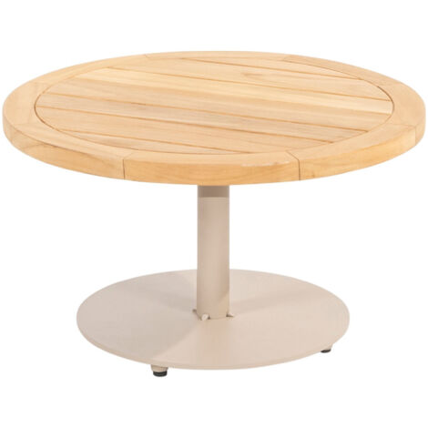 4Seasons - Volta Kaffee Tisch 60 cm rund latte Teak
