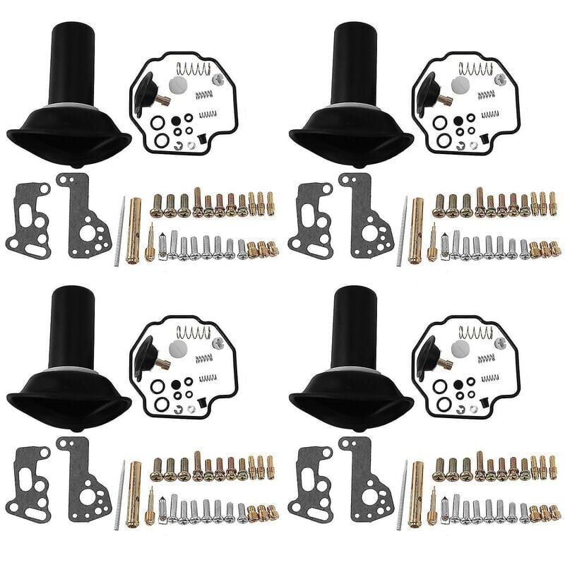 SNQ - 4set pour V-max 1200 Vmax 1985-2000 Kit de réparation de carburateur de moto