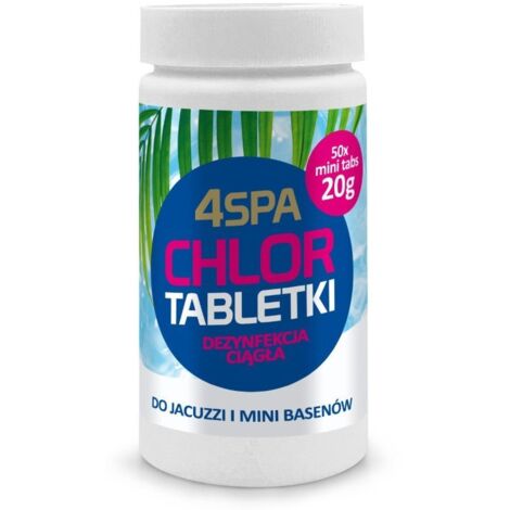 4SPA CHLOR LONG MINI TABS 20G 1KG - GAMIX