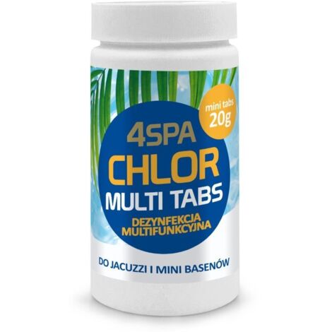 4SPA CLORO MINI MULTI COMPRIMIDOS 20G 1KG - GAMIX