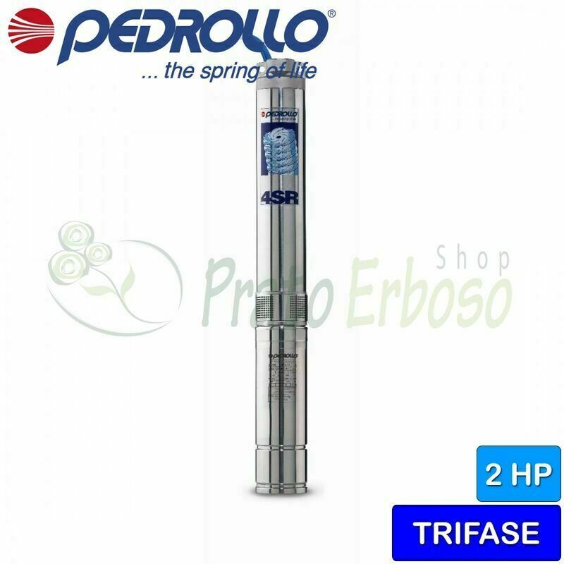 

Pedrollo - 4SR 1.5 / 30 F-PD - Bomba eléctrica sumergible trifásica de 2 HP