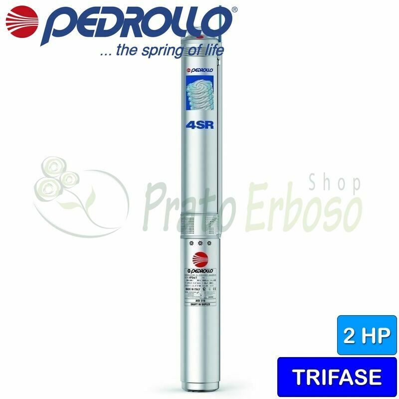 

Pedrollo - 4SR 4/15 F-PS - Bomba eléctrica sumergible trifásica de 2 HP