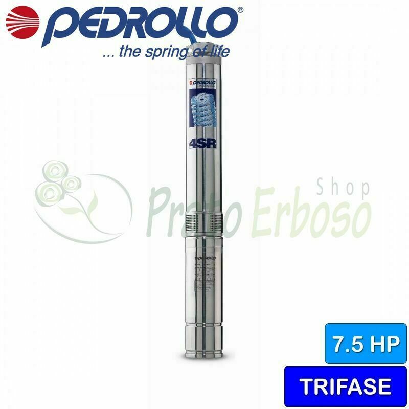 

Pedrollo - 4SR 4/54 F-PD - Bomba eléctrica sumergible trifásica de 7.5 HP