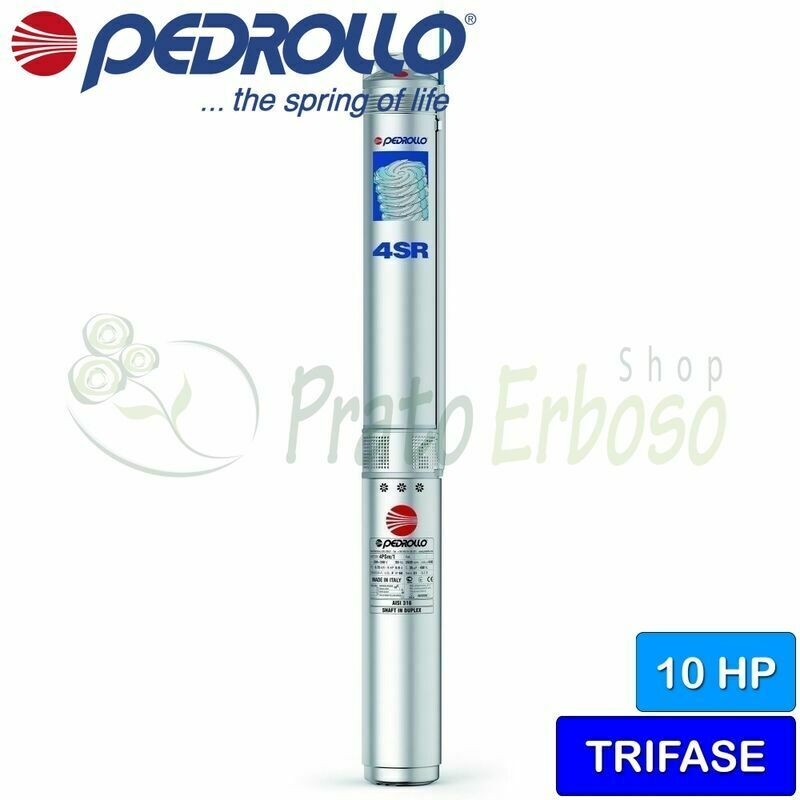 

Pedrollo - 4SR 8/43 F-PS - Bomba eléctrica sumergible trifásica de 10 HP