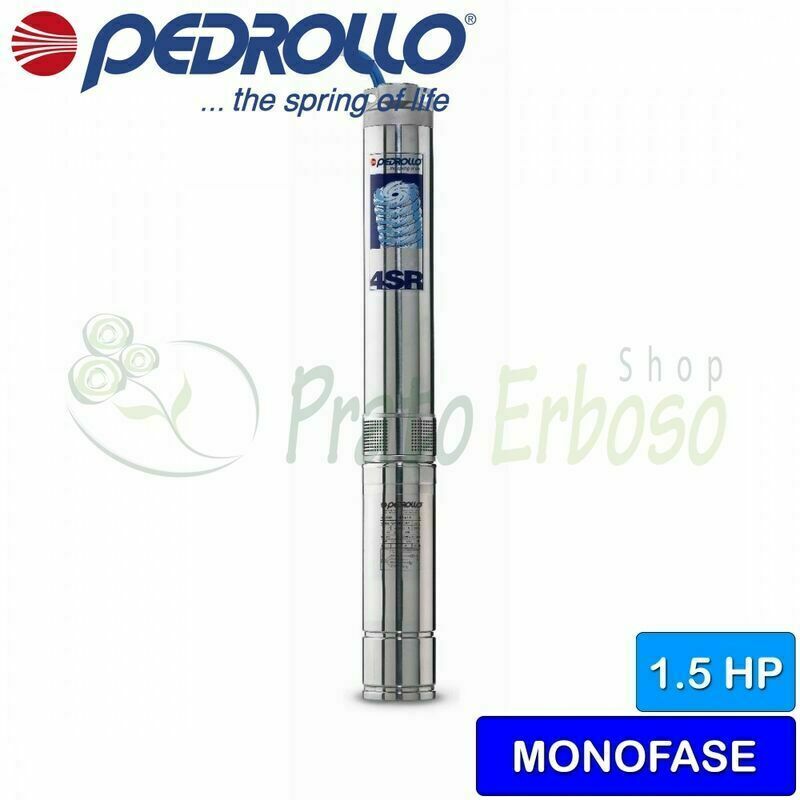 

Pedrollo - 4SRm 1/32 F-PD - Bomba eléctrica sumergible monofásica de 1.5 HP