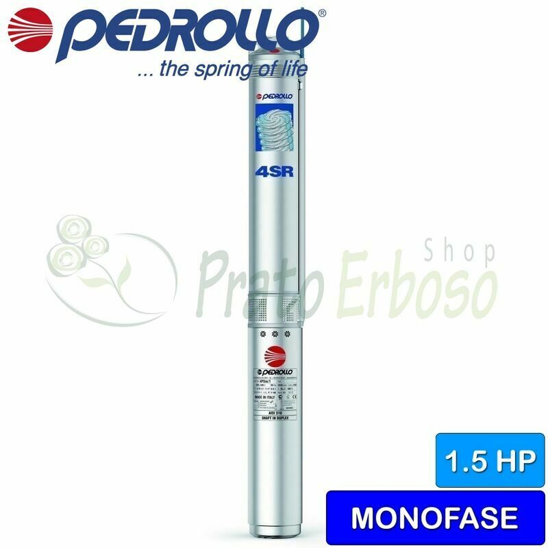 

Pedrollo - 4SRm 1.5 / 22 F-PS - Bomba sumergible monofásica de 1.5 HP
