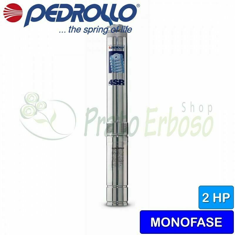 

Pedrollo - 4SRm 4/15 F-PD - Bomba eléctrica monofásica sumergible de 2 HP