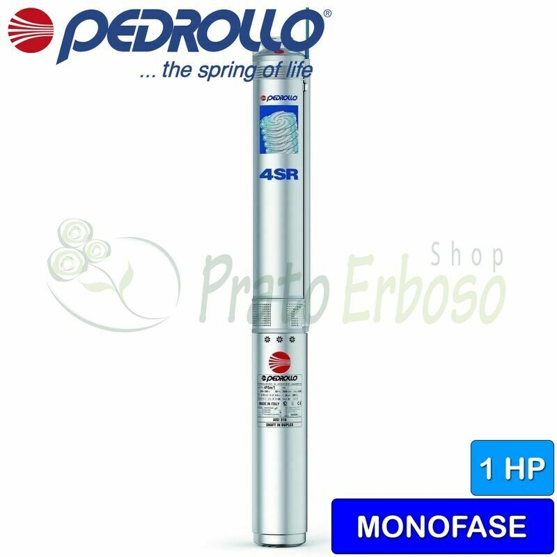 

Pedrollo - 4SRm 4/8 F-PS - Bomba eléctrica monofásica sumergible de 1 HP