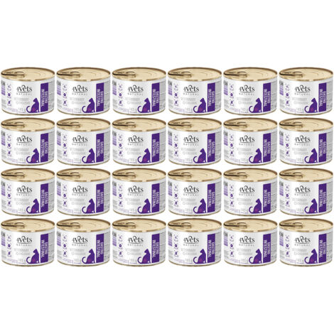 4VETS Natural Gastro Intestinal Cat - Katzenfutter nass - 24x185g