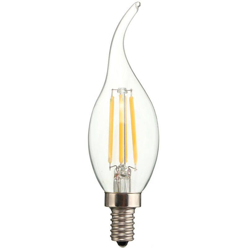 Image of Drillpro - 4W E12 led lampadine candela filamento dimmerabile lampadine Edison ses durevole Bianco caldo