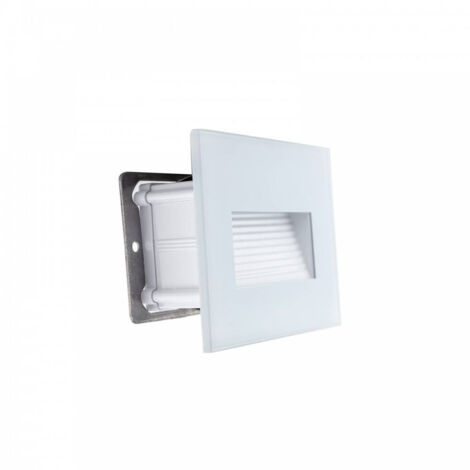 4w Led Downlight Pour Box 503 3000k 4000k Ip65 Cadre En Verre       Blanc