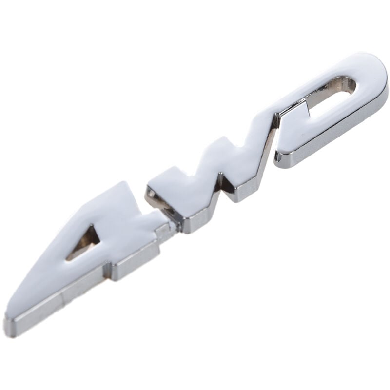 Image of Tlily - 4WD Hubraum Auto verchromt Emblem Abzeichen Aufkleber Logo