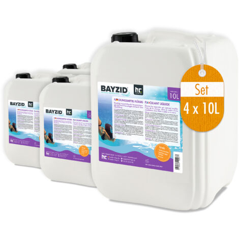 4x 10 L BAYZID® Flockungsmittel flüssig