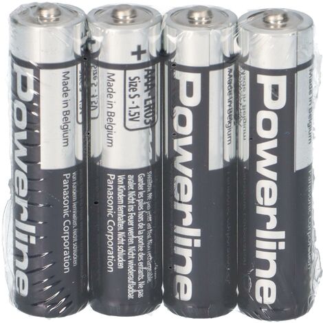 4x 1,5V Panasonic Alkali-Mangan LR03 AAA Micro Batterie 4er Folie