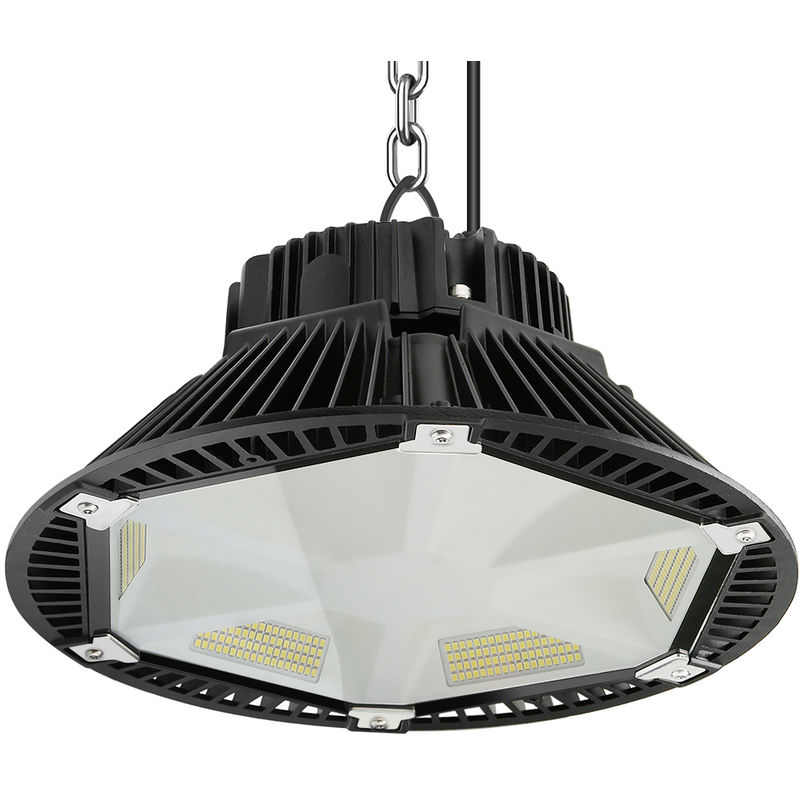 

4X 200W UFO LED Industrial 4000K, 26000Lm IP65 UFO Led de Alta Bahía para Interior/Exterior Almacén Comercial