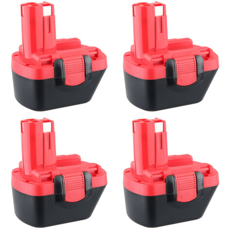4X 4800mAh 12V atterie pour Bosch 12V BAT043 BAT045 2607335262 PSR 12VE-2 GSR 12-2 A 2607335686