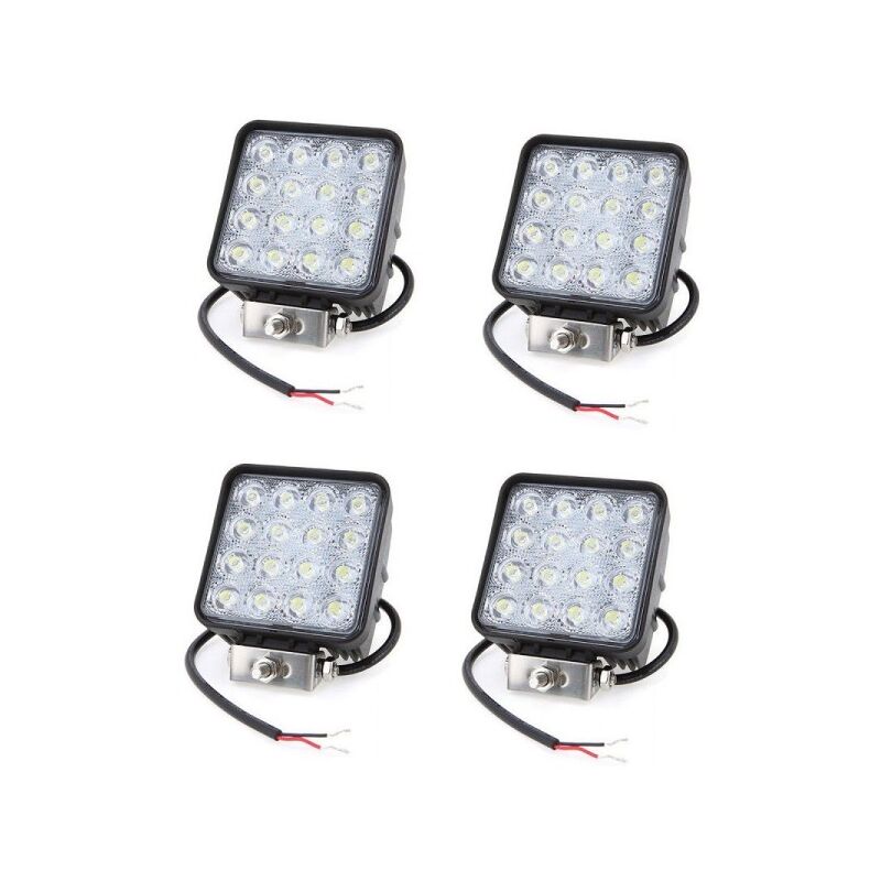 Trade Shop - 4x 48w Led Luce Faro Lampada da