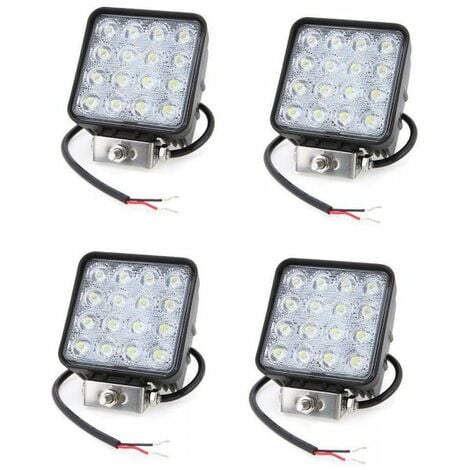 COPPIA LAMPADE LED AUTO FARI H4 MOTO KIT LAMPADINE 36W LUCE BIANCA 6000K  3800LM