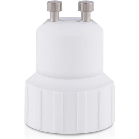 4x adaptateur de douille - Convertisseur douilles GU10 vers E14 - Adaptateur de support de lampe culot baïonnette pour ampoule LED halogène