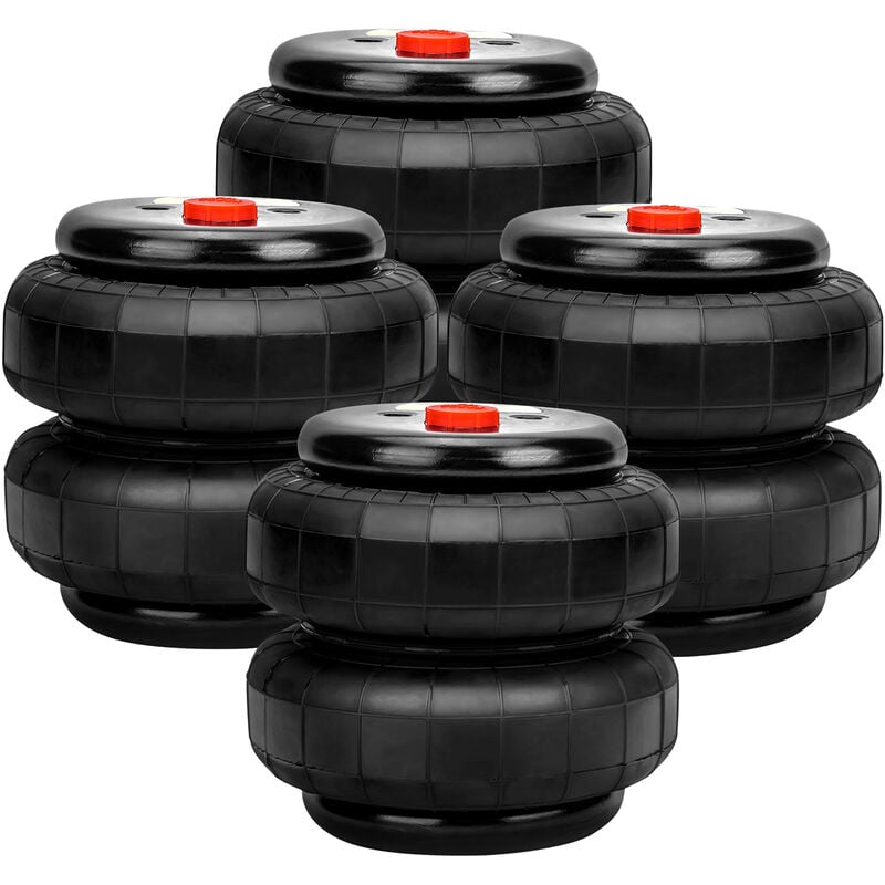 4X Air Ride Suspension Standard 2500lb sac d'air 1/2'npt Single Port Heavy neuf