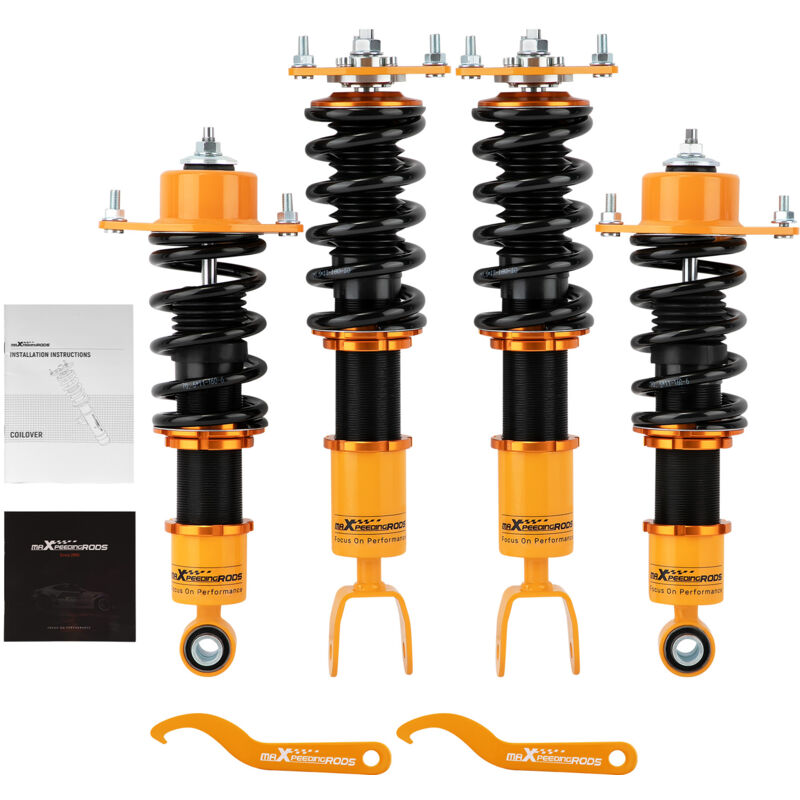 4x Amortisseurs Combinés Filetés For Mazda Rx-8 FE, SE de 2003 a 2012 Coilover