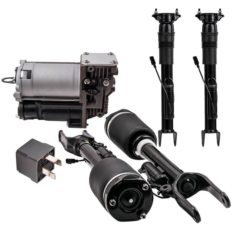Maxpeedingrods - 4x Avant Arrière Amortisseurs+ Compresseur for Mercedes m Ml Gl Class W164 X164