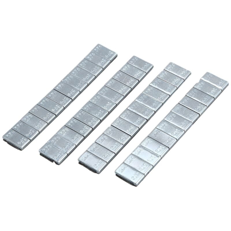 4X Bandes Adhésives D'Équilibrage De Roue Pneu Camion Voiture Dépouille L'Argent 2.1Oz / 60G