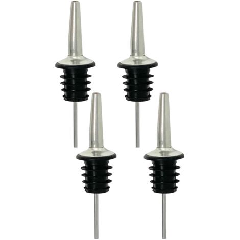 4x bec verseur bouteille inox bec verseur huile bec verseur liqueur doseur spiritueux