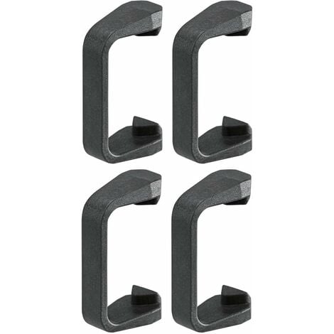 4x Blum 70T7553 limiteur d'ouverture d'angle 110° maxi pour Blumotion Clip Top 125° 155° plastique gris foncé Charnière Porte Meuble Placard Cuisine Salle de bain