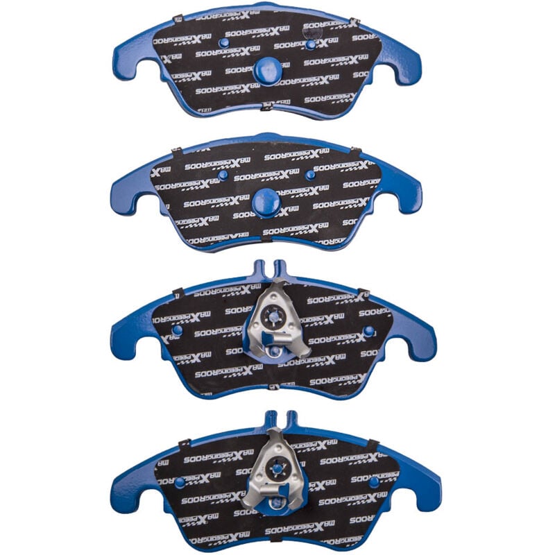 Image of 4x Bremsbelge Vorne Bremsbelag Satz Bremskltze for Mercedes-Benz C-Klasse