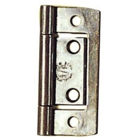 4x Charnières anglaises bronze plate 38x30 pour caravane et camping-car
