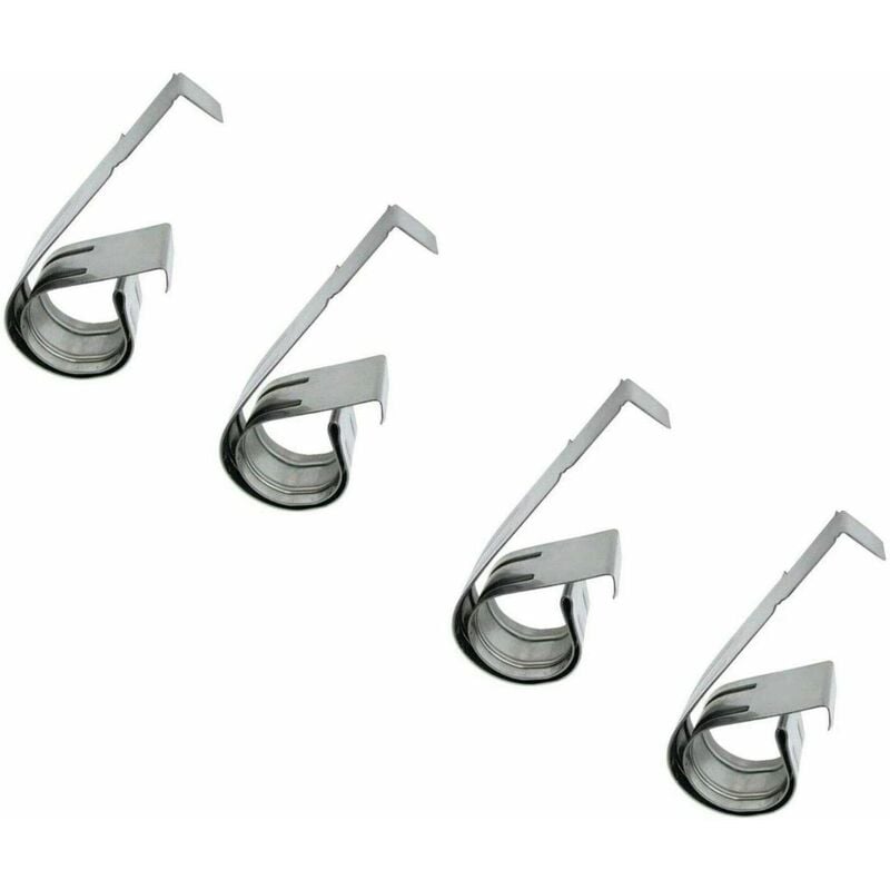 Cyclingcolors - 4x clip de plinthe camar easy à ressort acier cuisine meuble support fixation pied table plan travail