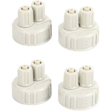 4x DIY Aquarium Fish Tank Co2 Système Générateur avec Tubes Outil Partie Capsule pour Plantés Accessoires