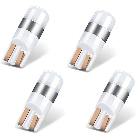4x Error T10 Bulb Canbus 3030 Smd Led Car Parking Light White 6000k