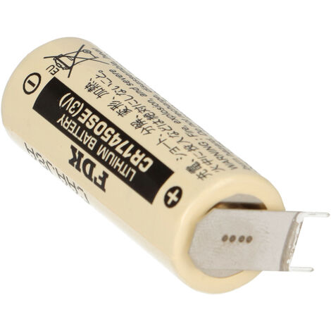 4x FDK Lithium 3V Batterie CR 17450 SE-FT1 A - Zelle Print 2/1 ++/-