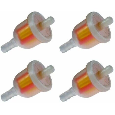 4x filtre essence universel 5mm - 6mm carburant tondeuse tracteur motoculteur