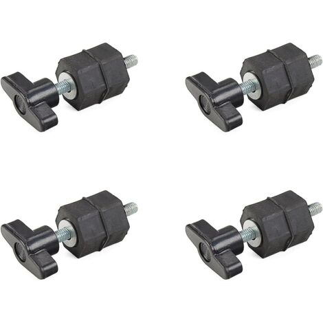 4x Fixations cache moteur HDI Longue Durée pour Peugeot et