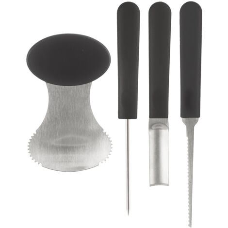 4x Fruits Légumes Cerf Citrouille Melon Pastèque Spatule Brochette Ciseau Couteau