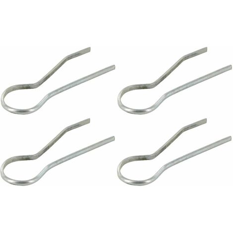 4x goupille fendue dimensions 1,5 x 38mm en acier tracteur tondeuse remorque portail