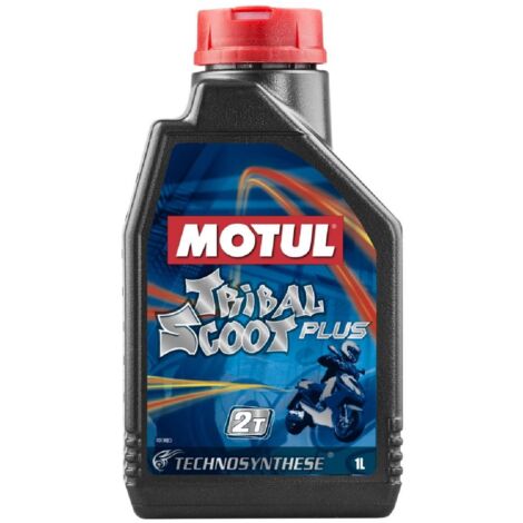 4x Huile Motul Tribal Scoot 2T Plus bidon de 1 Litre