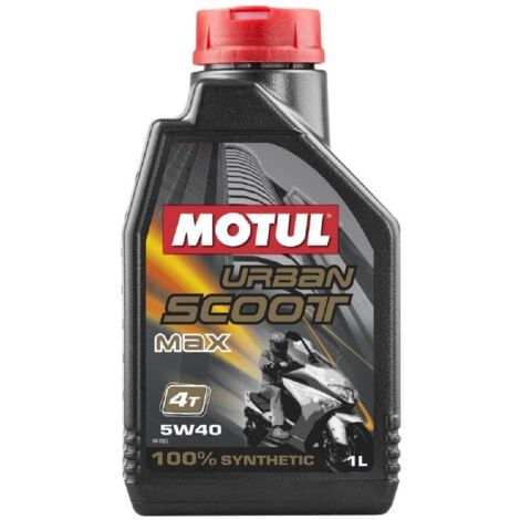 4x Huile Motul Urban Scoot 4T Max 5W40 bidon de 1 Litre