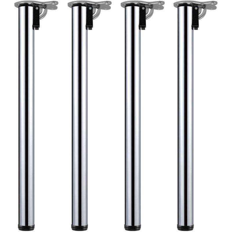 4x Jambes Pieds de Tables Pliante Réglable Disponsiblens V2aox 50mm 1100mm Acier